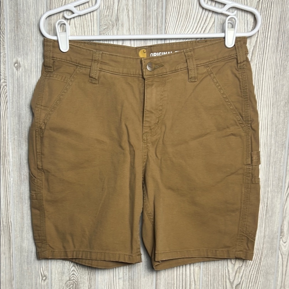 CARHARTT Carpenter Shorts Tan Original Fit Size 4